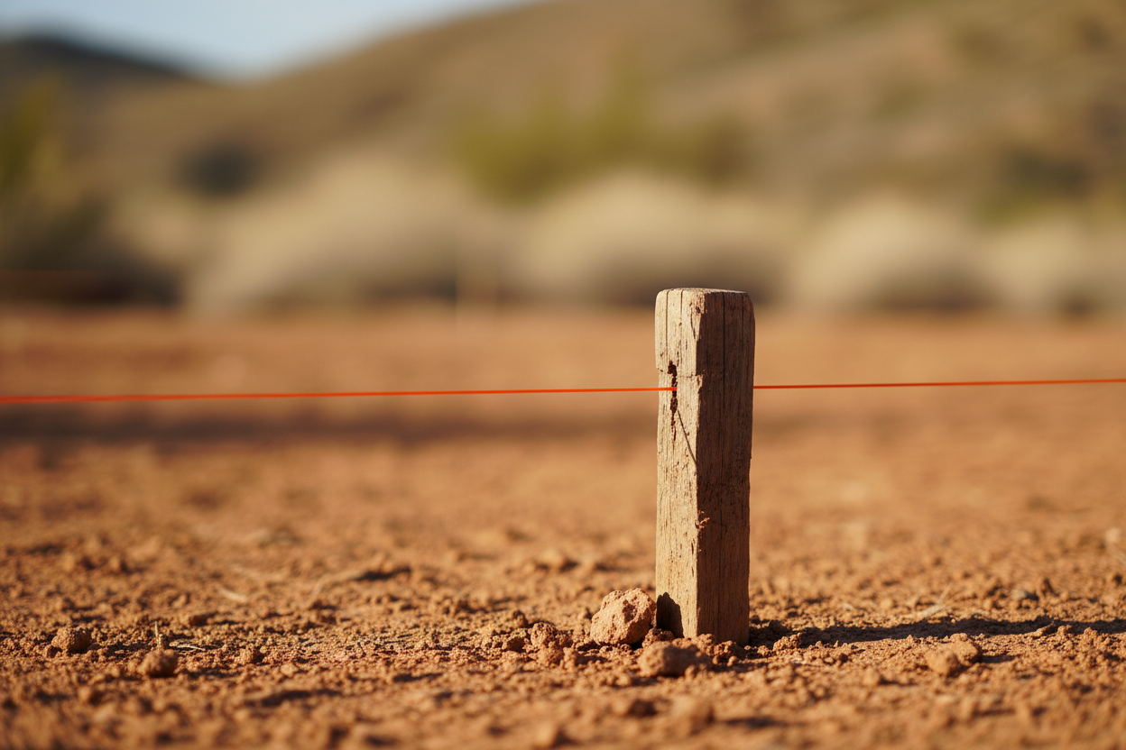 Premium Wooden Survey Stakes — 1"×2"×24" (Bundle of 50)