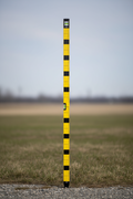 Fiberglass Grade / Leveling Rod — 25 ft, Tenths (Telescoping)