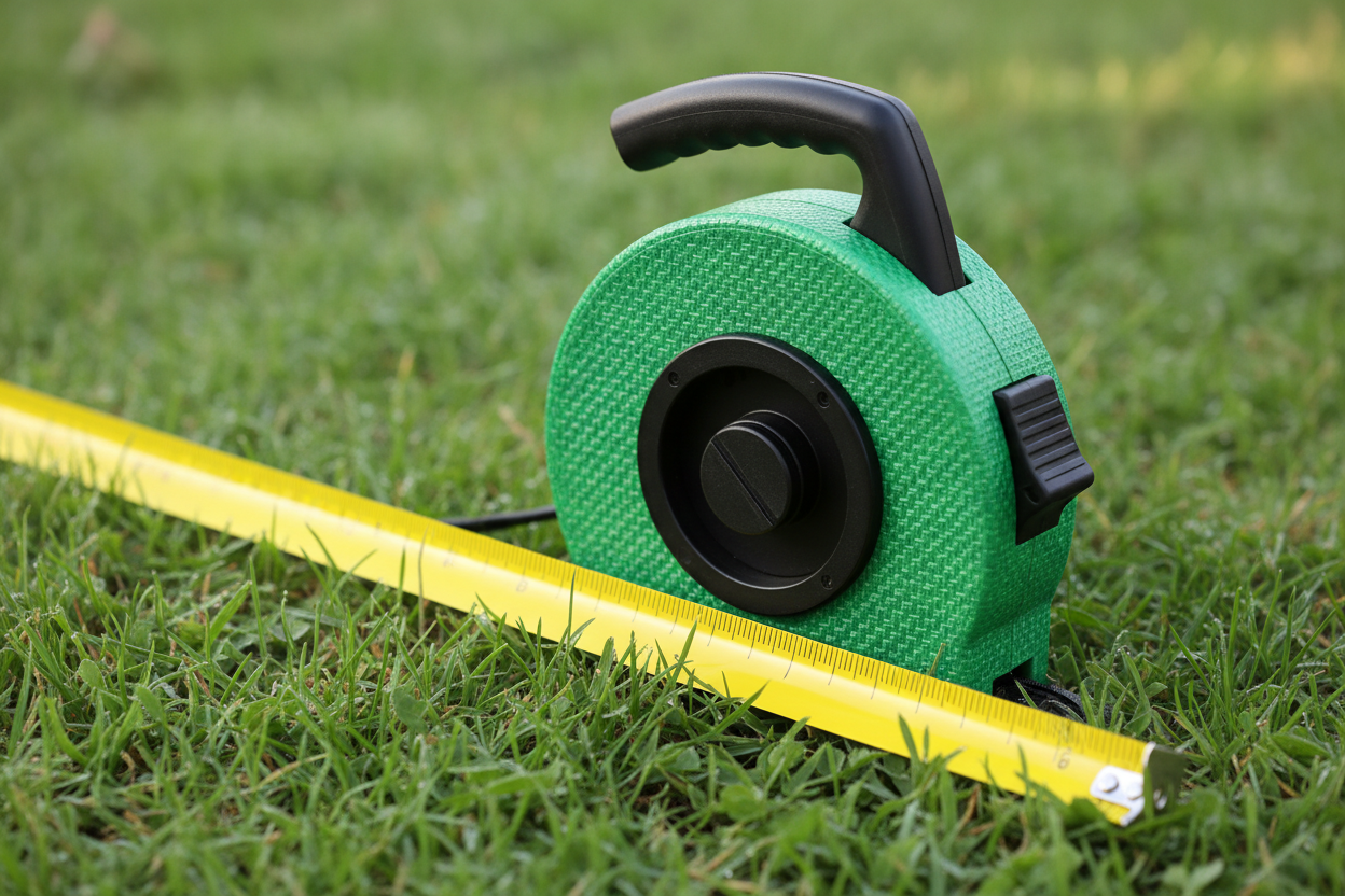 Open-Reel Fiberglass Measuring Tape — 100 ft
